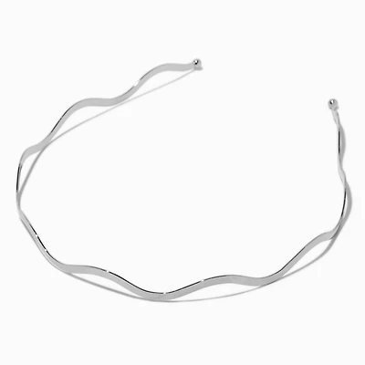 Silver Zig Zag Metal Headband
