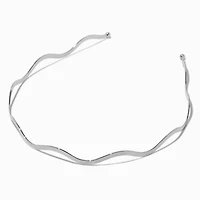 Silver Zig Zag Metal Headband
