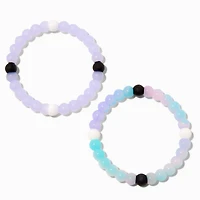 Purple Glow the Dark Fortune Bracelets - 2 Pack