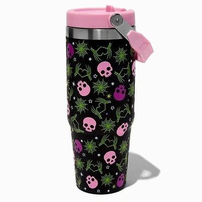 Halloween Glow in the Dark Stainless Steel Tumbler
