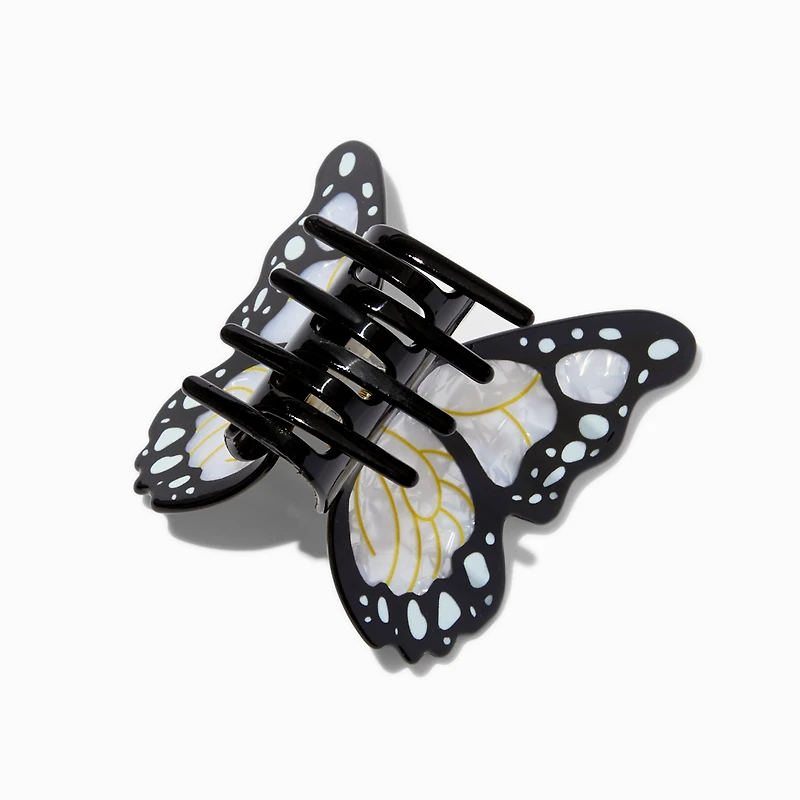 Black & White Butterfly Hair Claw