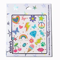 Rainbow Mixed Body Stickers