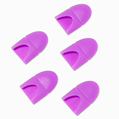 Purple Nail Polish Soak-Off Caps - 5 Pack