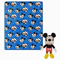 Disney Mickey Mouse Hugger Pillow & Silk Touch Throw Set
