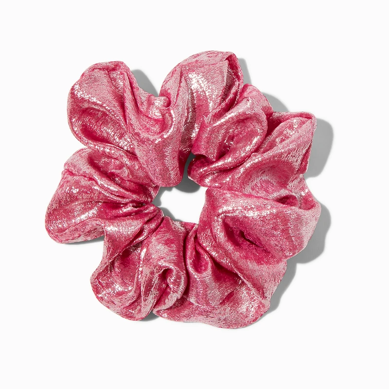 Purple Satin Hair Scrunchie