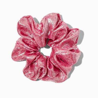 Purple Satin Hair Scrunchie