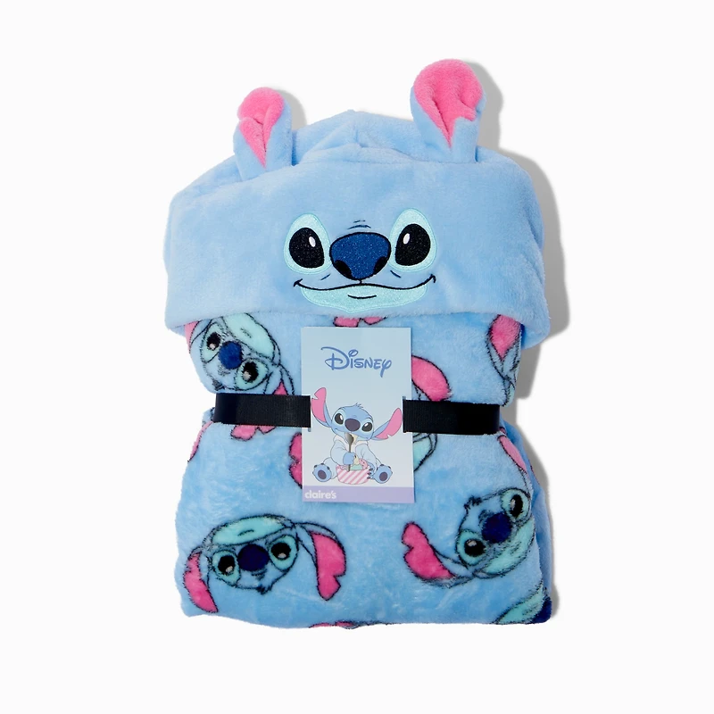 Disney Stitch Claire's Exclusive Slumber Party Hoodie Blanket