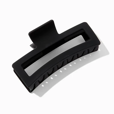 Black Extra Large Rectangular Hair Claw