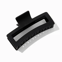 Black Extra Large Rectangular Hair Claw