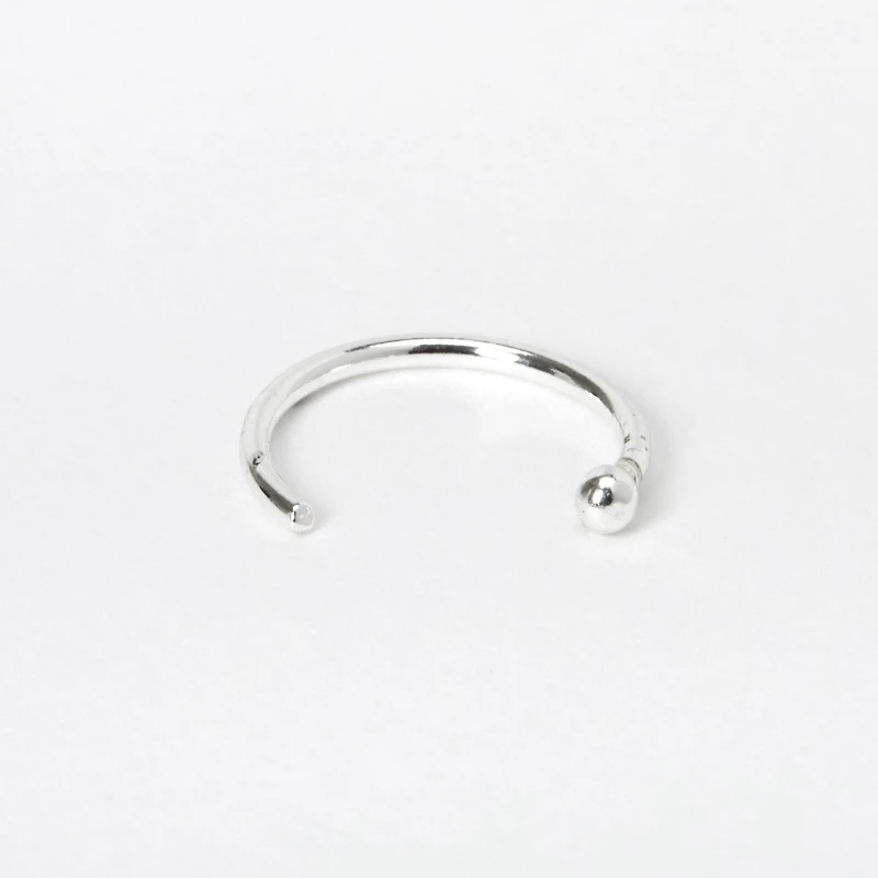 22G Sterling Silver Open Nose Ring
