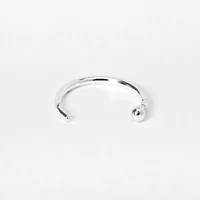 22G Sterling Silver Open Nose Ring