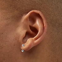 C LUXE by Claire's Sterling Silver Front & Back Ball Stud Earrings