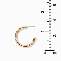 Gold Graduated Hoop Earrings - 3 Pack