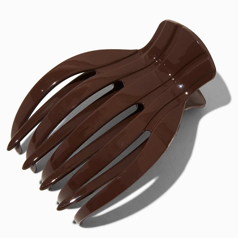 Extra Large Finger Hair Claw - Brown