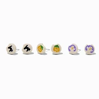 Halloween Sugar Cookie Stud Earrings - 3 Pack