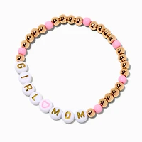 "Girl Mom" Beaded Stretch Bracelet