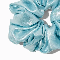 Giant Satin Light Blue Hair Scrunchie