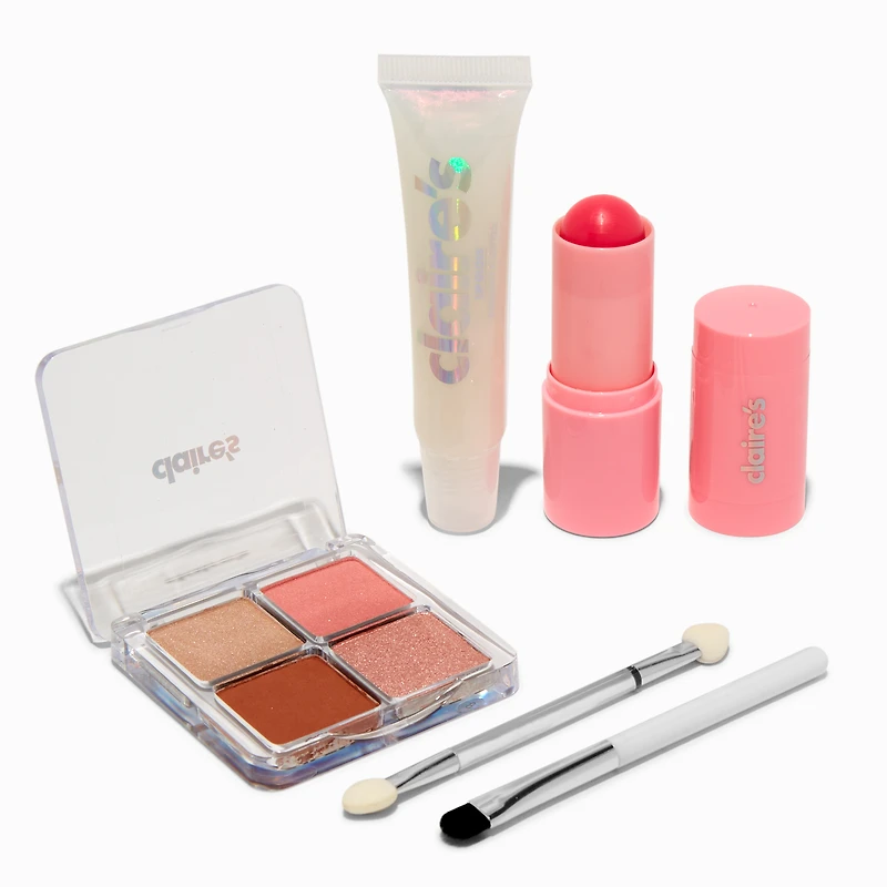 Pink Daisy Mini Book Makeup Set