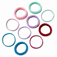 Glitter & Textured Hair Ties - 10 Pack