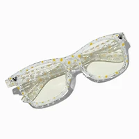 Claire's Club Daisy Rectangular Clear Lens Frames