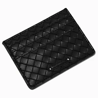 Black Woven Credit Card Case