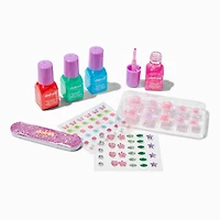 Claire's Club Purple Nail Kit Treasure Chest