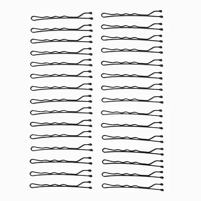Black Bobby Pins - 30 Pack