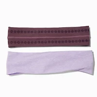 Purple Athletic Headwraps - 2 Pack