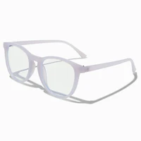 Solar Blue Light Reducing Matte Oval Clear Lens Frames