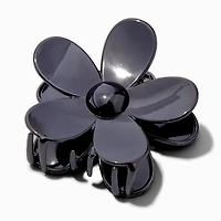 Hematite Flower Medium Hair Claw