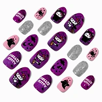 Hello Kitty® Claire's Exclusive Halloween Stiletto Press On Faux Nail Set - 20 Pack