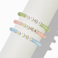 Best Friends ''Mama & Minis'' Beaded Stretch Bracelets - 3 Pack