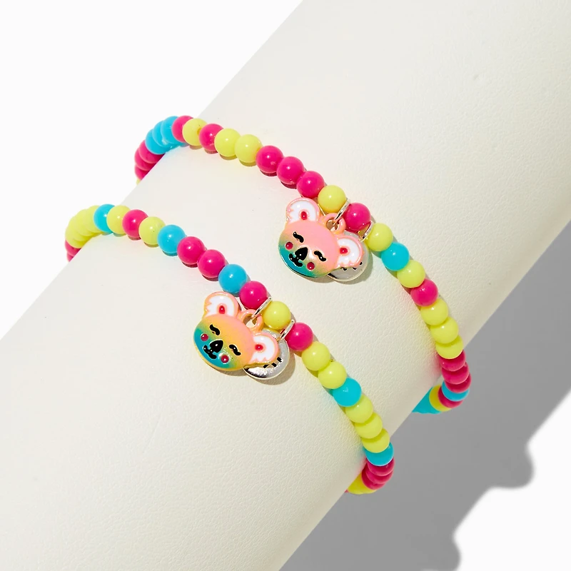 Best Friends Koala Beaded Stretch Bracelets - 2 Pack