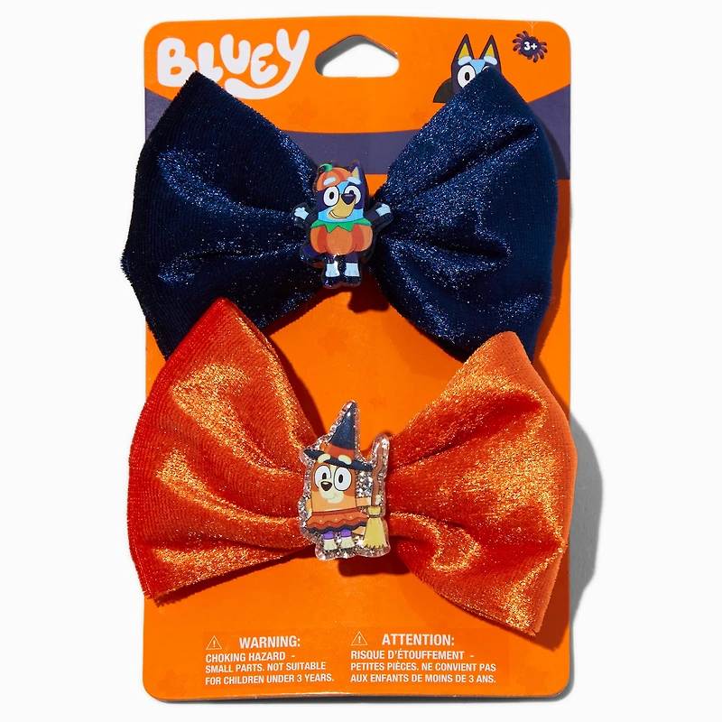 Bluey Halloween Hair Bow Clips - 2 Pack