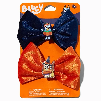Bluey Halloween Hair Bow Clips - 2 Pack