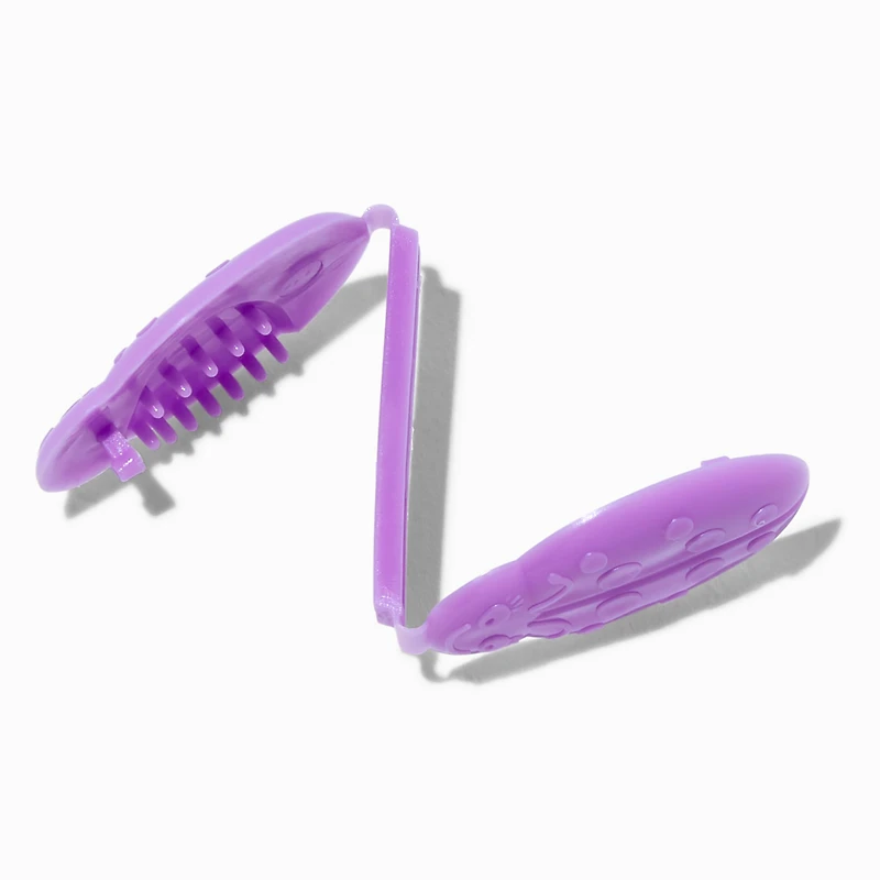Confidence™ by Gabby Goodwin Gabby Bows Purple Little Lady Double-Faced Double Snap Hair Clips - 10 Pack