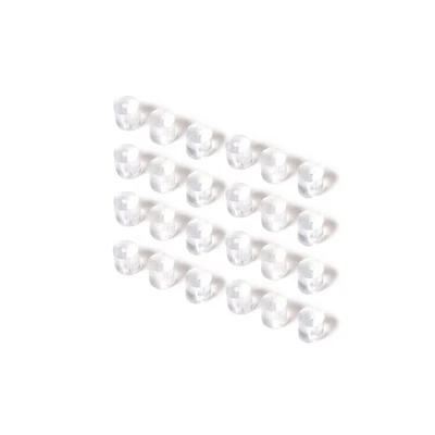 Clear Earring Stoppers - 24 Pack