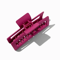 Raspberry Extra Large Rectangular Hair Claw