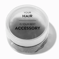 No More Snag Black Hair Ties - 150 Pack