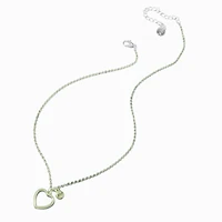 Best Friends Flower, Heart & Butterfly Cut-Out Pendant Necklaces - 3 Pack