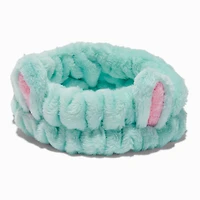 Teal Bunny Furry Makeup Headwrap