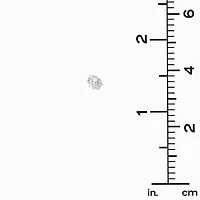 Silver-tone Cubic Zirconia 2mm, 3mm, & 4mm Round Stud Earrings - 3 Pack