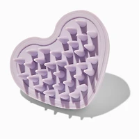 Purple Heart Silicone Shampoo Hair Brush