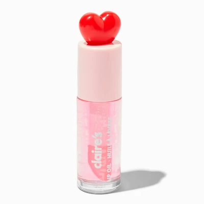 Red Heart Pink Lip Oil