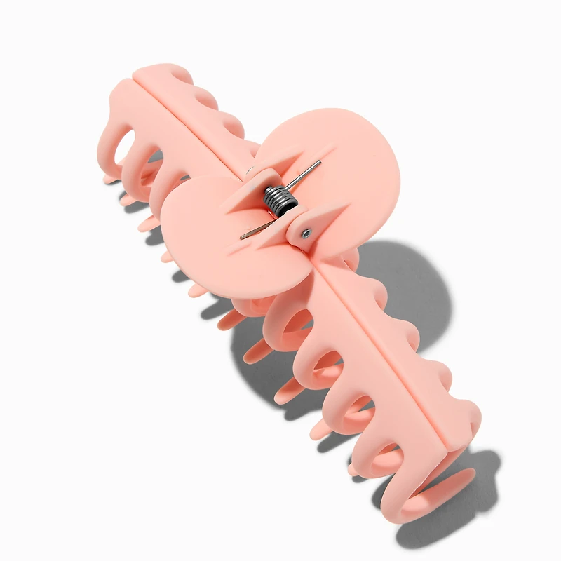Matte Blush Pink Large Hair Claw