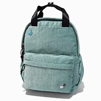 Green Corduroy Backpack