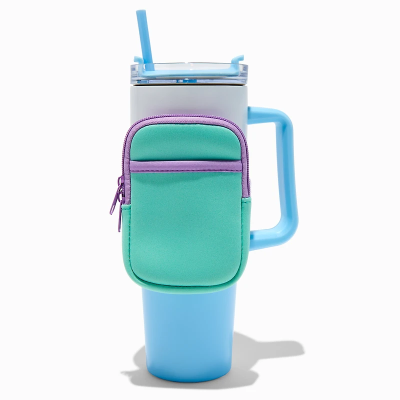 Teal Water Bottle Pouch