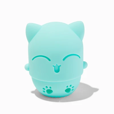 Mint Green Cat Makeup Sponge Case