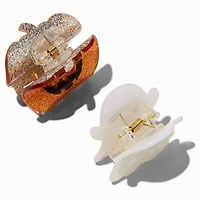Ghost & Jack-o-Lantern Hair Claws - 2 Pack