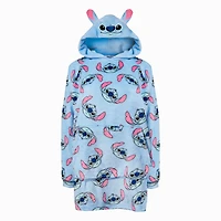 Disney Stitch Claire's Exclusive Slumber Party Hoodie Blanket